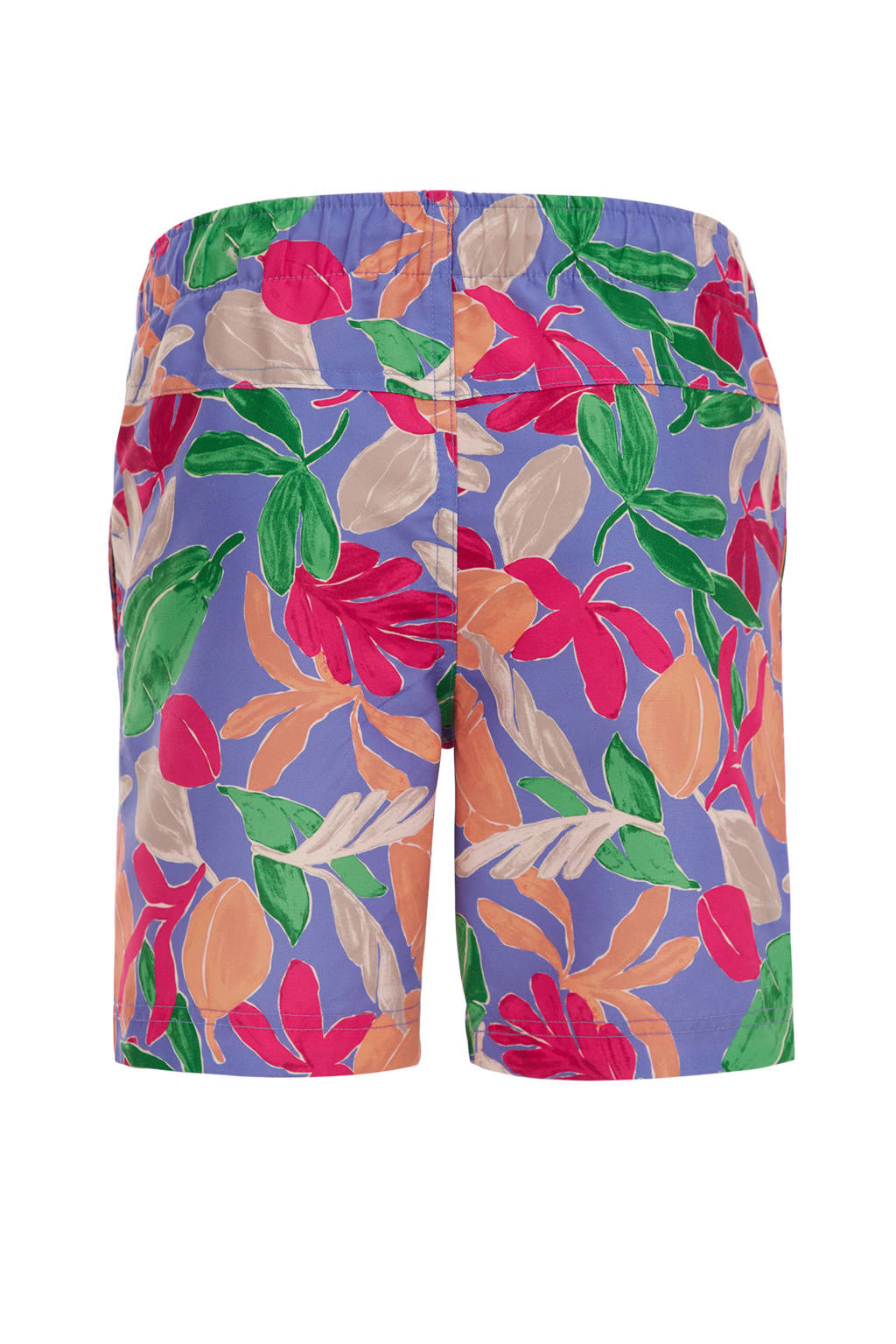 zwemshort blauw/roze/groen