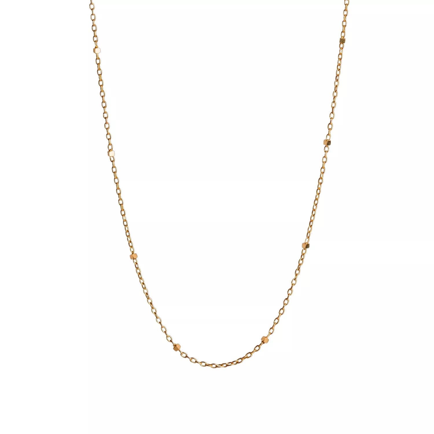 Jane Kønig Saturn Halskæde 18 kt. Guld GULD-HKS_40CM