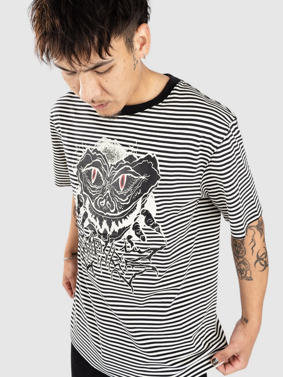 Empyre Jack Stripe Knit Birch T-Shirt natural