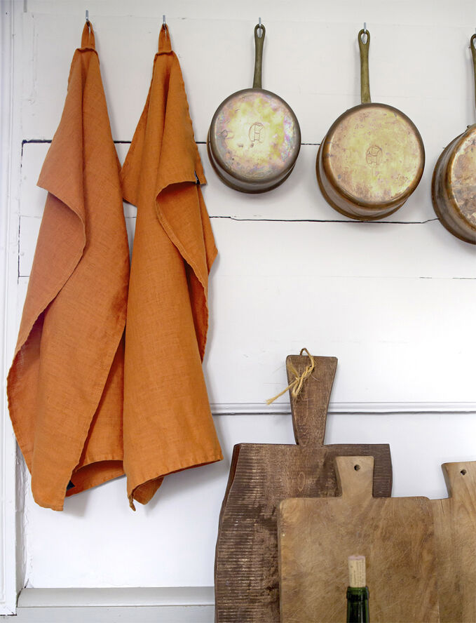 Himla Sunshine kitchen Kitchen towel Bitter orange