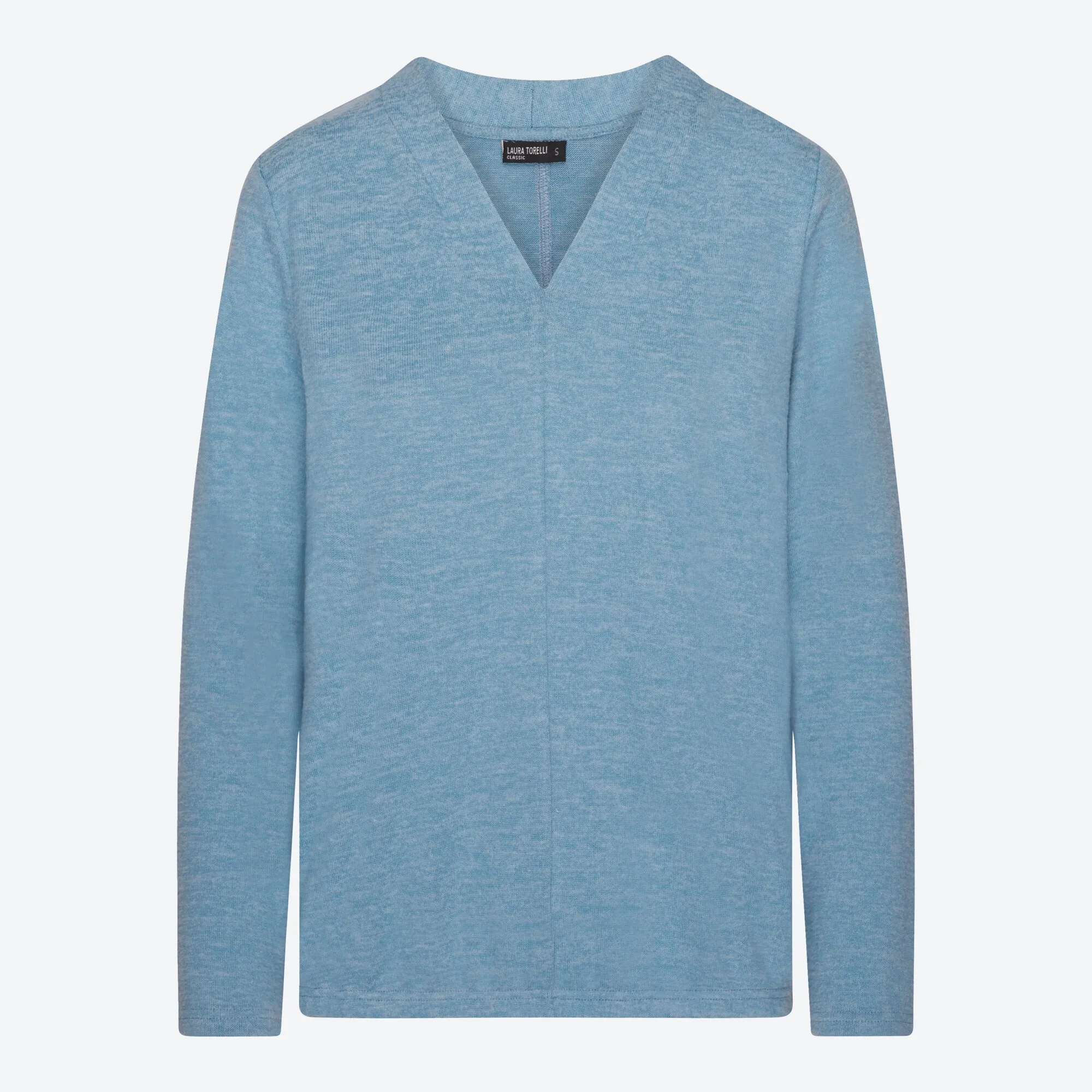 Damen-Sweatshirt mit V-Ausschnitt