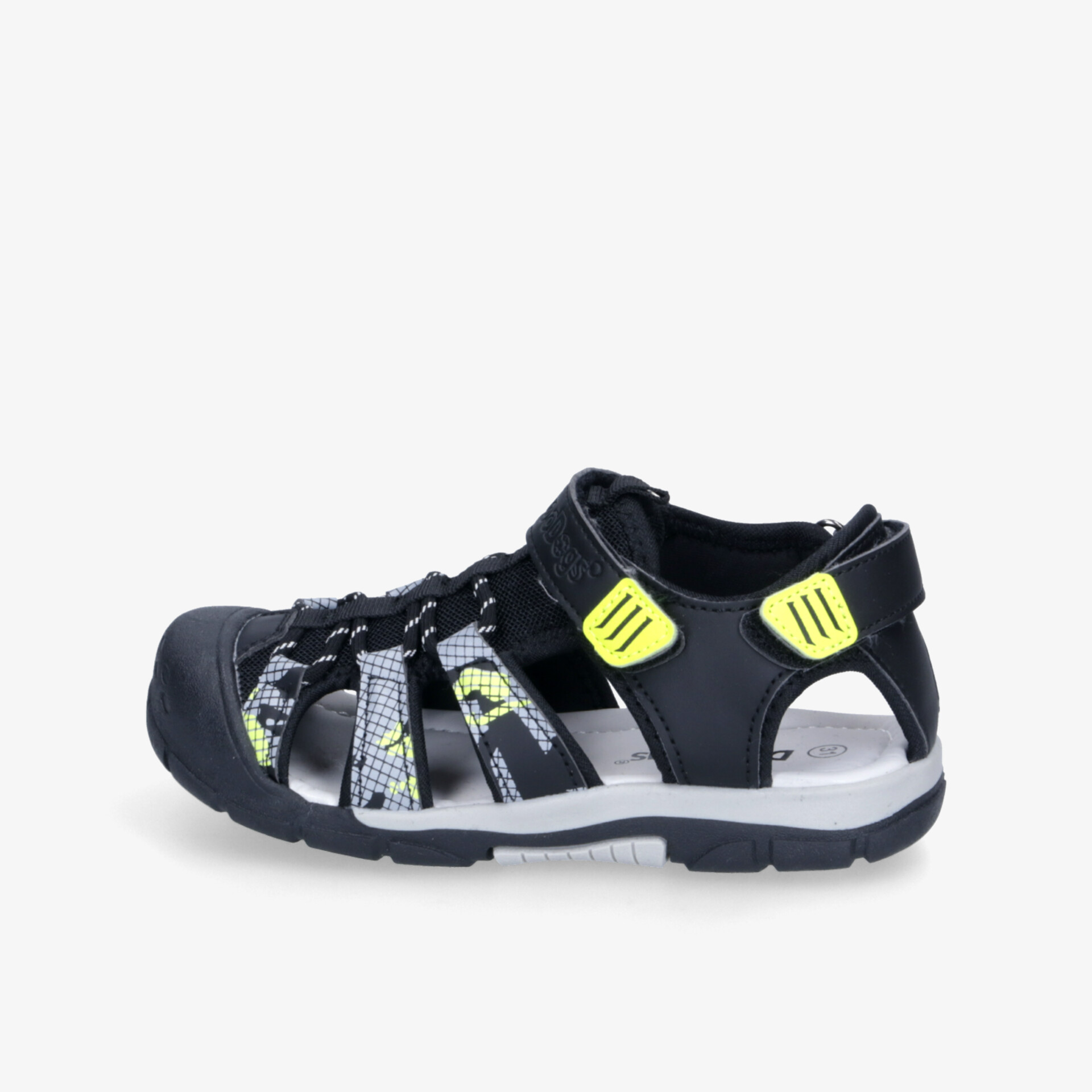 DooDogs Kinder Sandalen schwarz