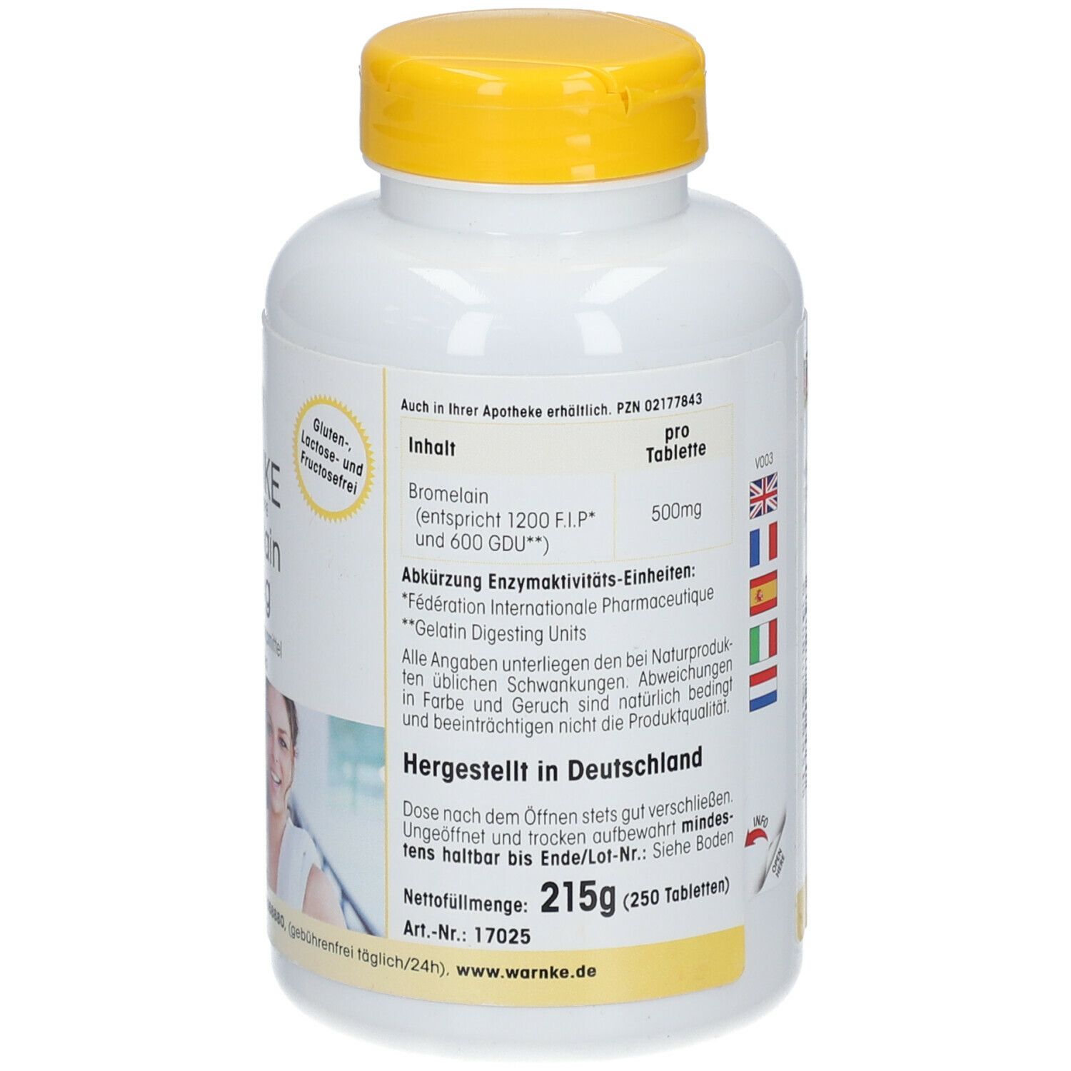 WARNKE Bromelain 500 mg