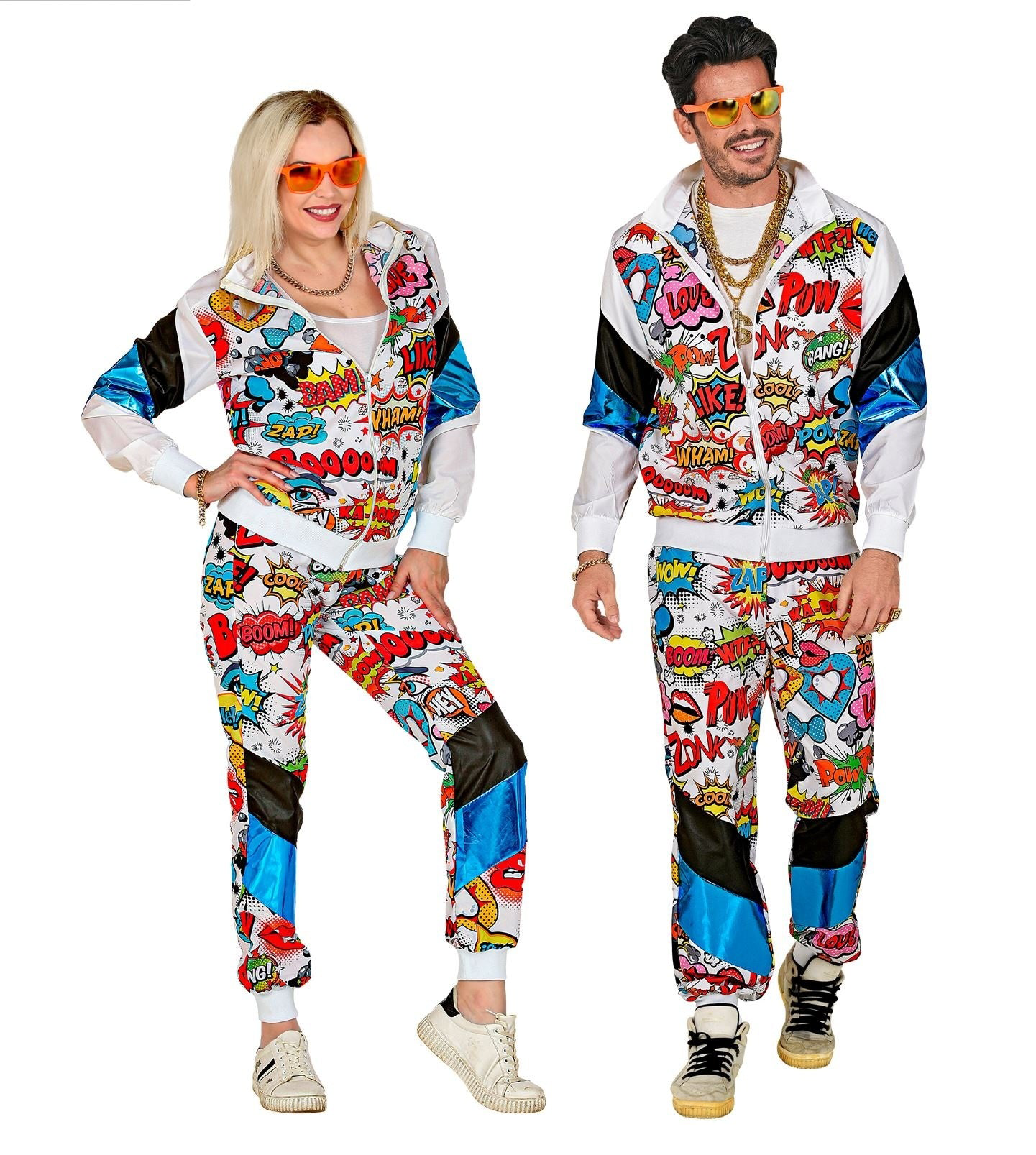 Neon 80S Trainingspak Fout Pop Art