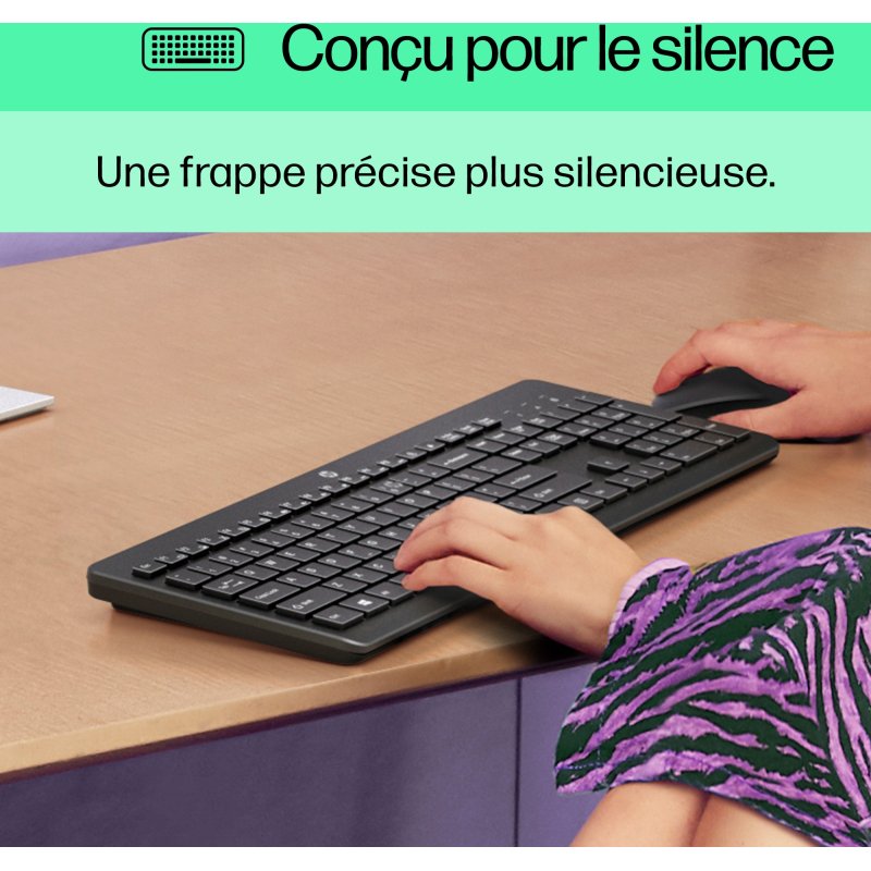 Clavier sans fil silencieux HP 230