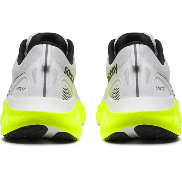 Chaussure running SAUCONY TRIUMPH 22 WHITE/CITRON