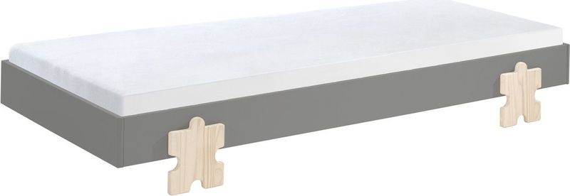 Vipack - Modulo - Bed - Grijs - 3 Stuks - Stapelbaar