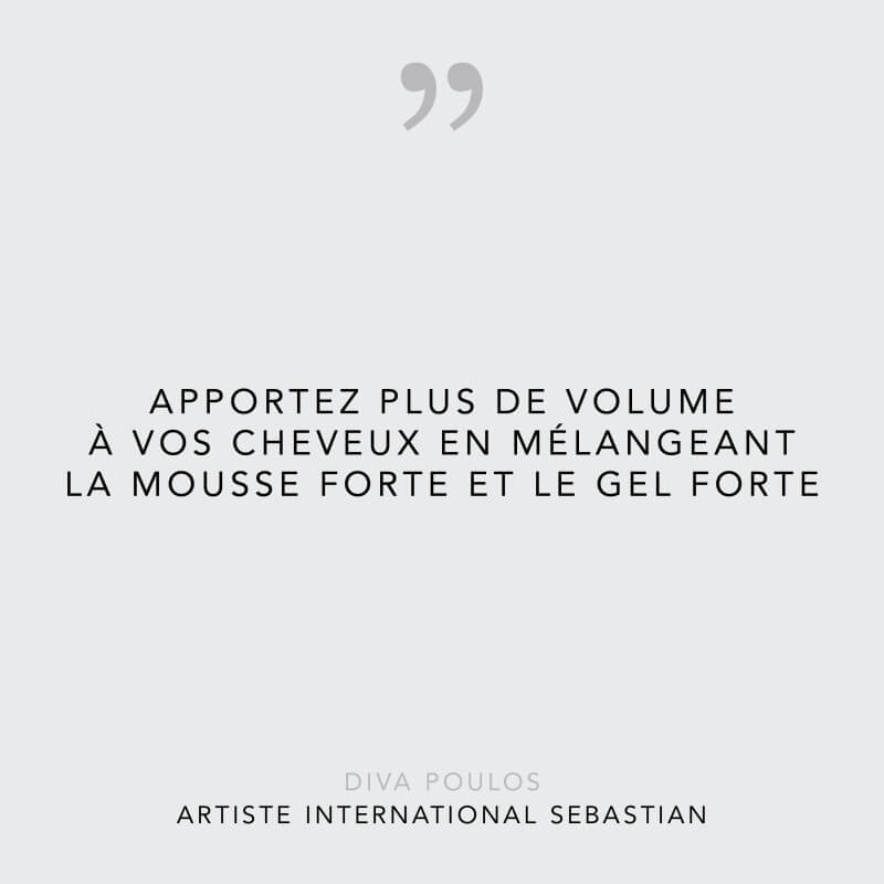 Mousse boucles fixation forte Sebastian 200ML