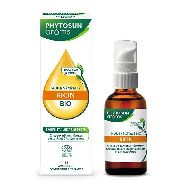 Óleo de Rícino Orgânico Phytosun Arôms 50 ml