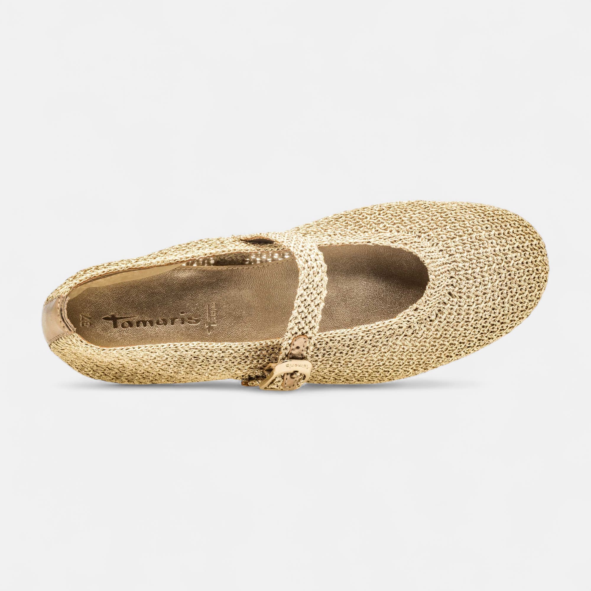 Ballerines Femme or