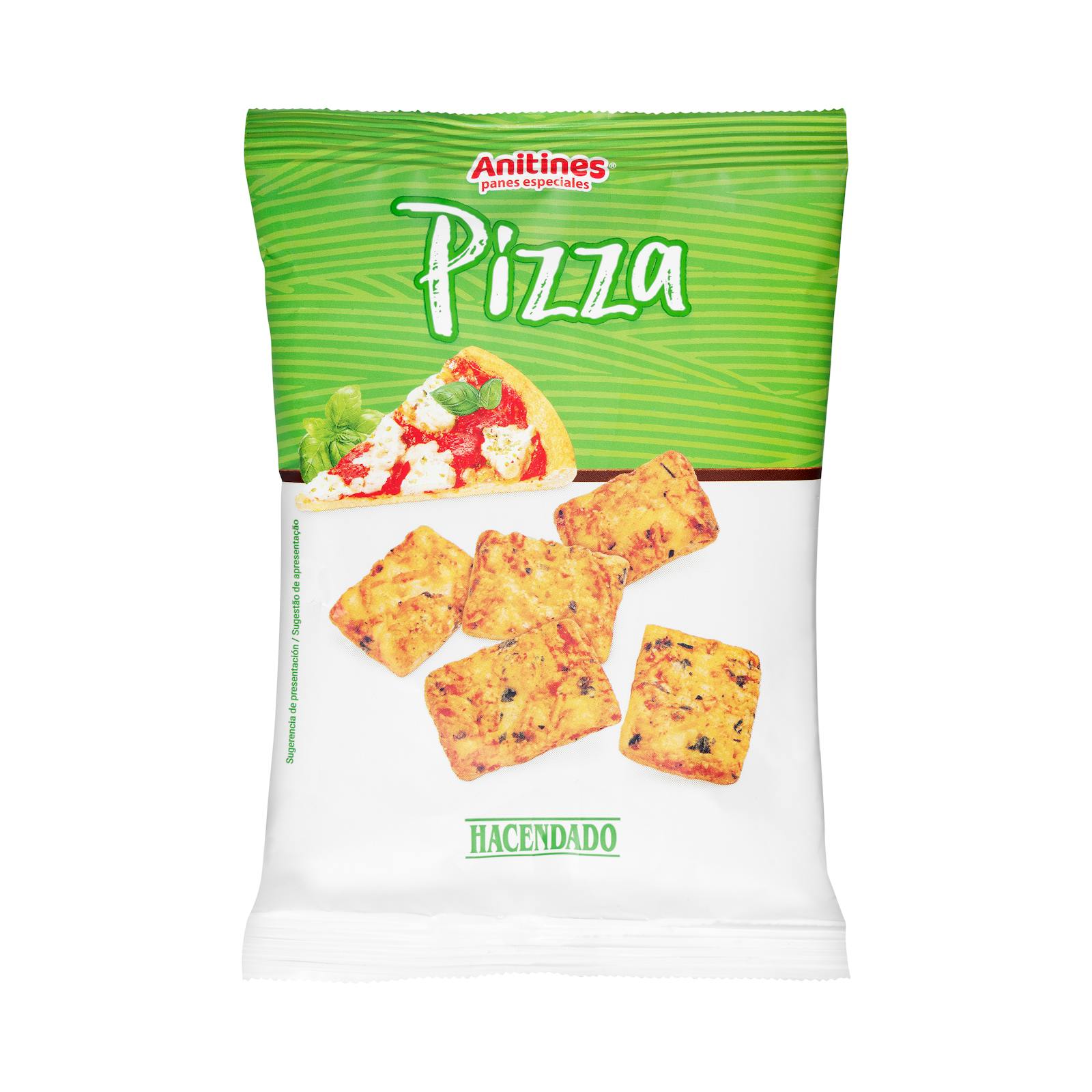Pains spéciaux au goût de pizza avec fromage Hacendado