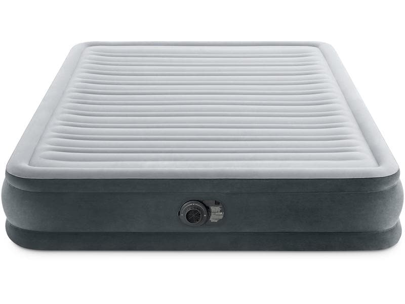 Intex Luftbett Dura Beam Deluxe Queen 152 x 203 x 33 cm Luftbett mit integrierter Pumpe