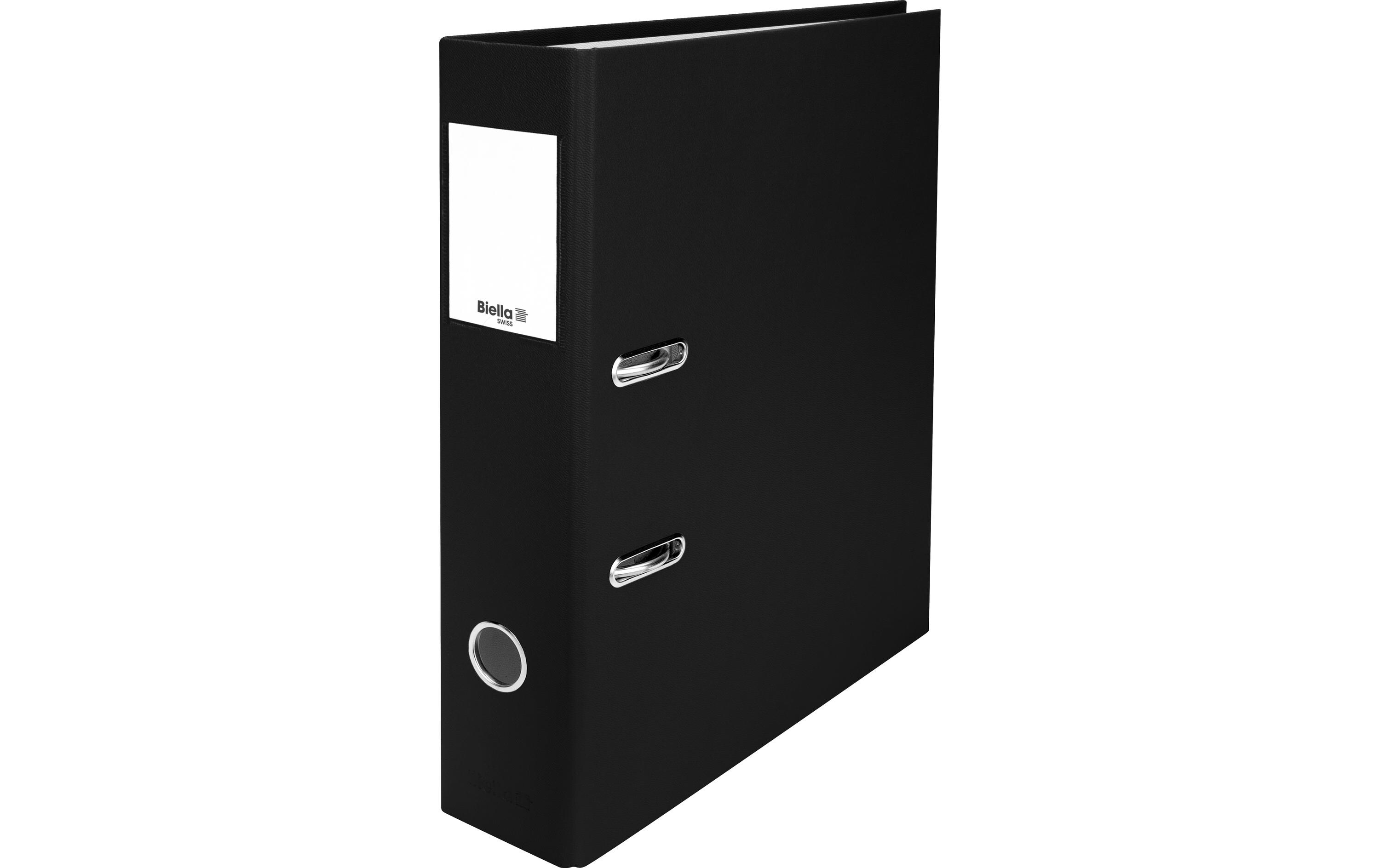 Ordner Plasticolor A4 7 cm, SchwarzOrdner mit Strong-Mechanik