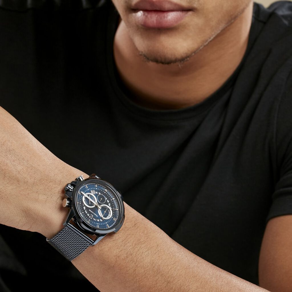 Montre Pierre Lannier Sentinelle Bleu