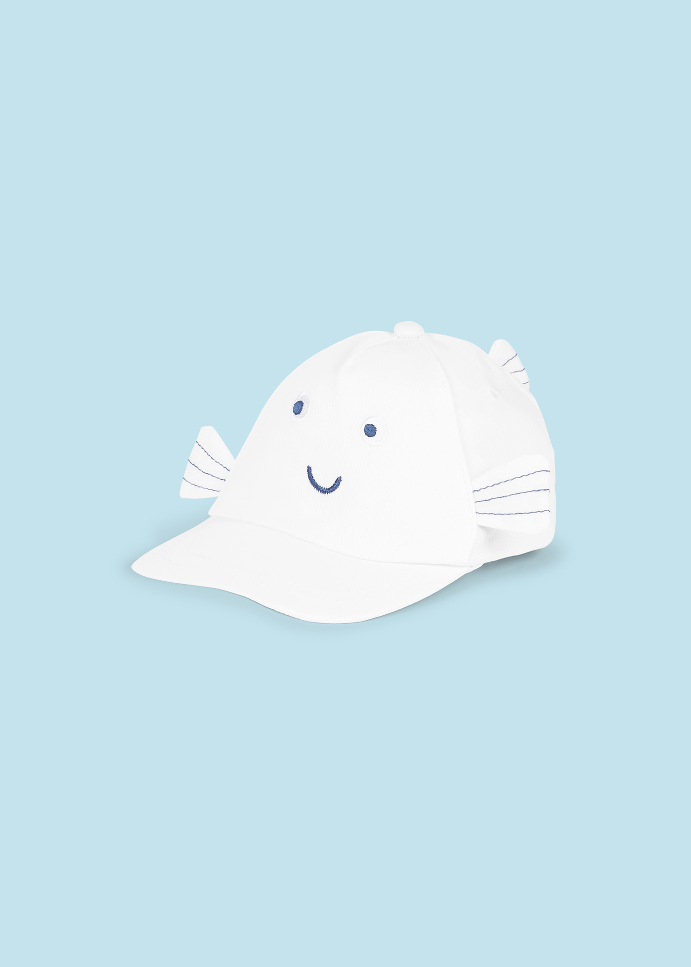 Boné Better Cotton Newborn Denim Fish