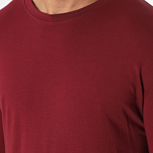 Tee Shirt Manches Longues Bordeaux