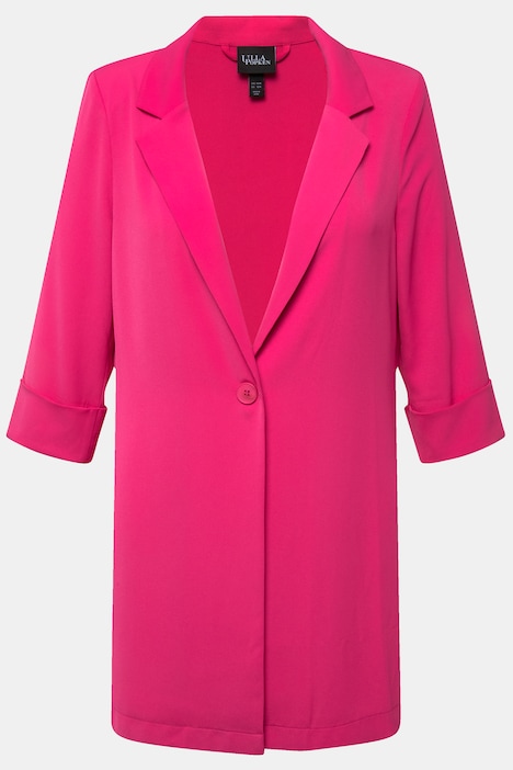 Blazerjacke, Reverskragen, Knopfverschluss, 3/4-Arm