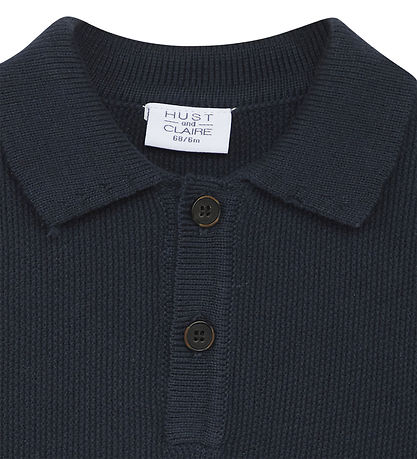 Hust and Claire Polobluse - Strik - Piqu? - Pouli - Blåes