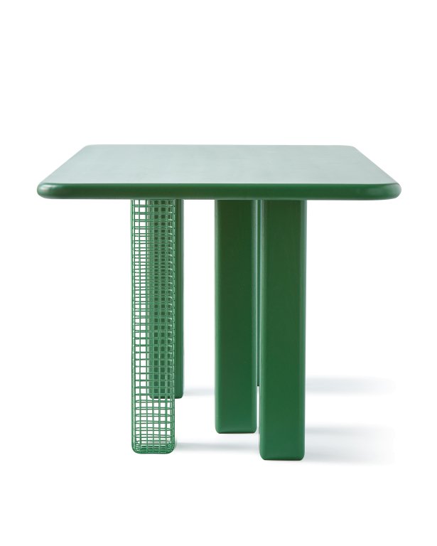 POLSPOTTEN Stilts eettafel 180x90 donkerbruin