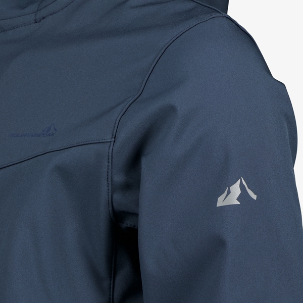 Mountain Peak heren softshell jas blauw
