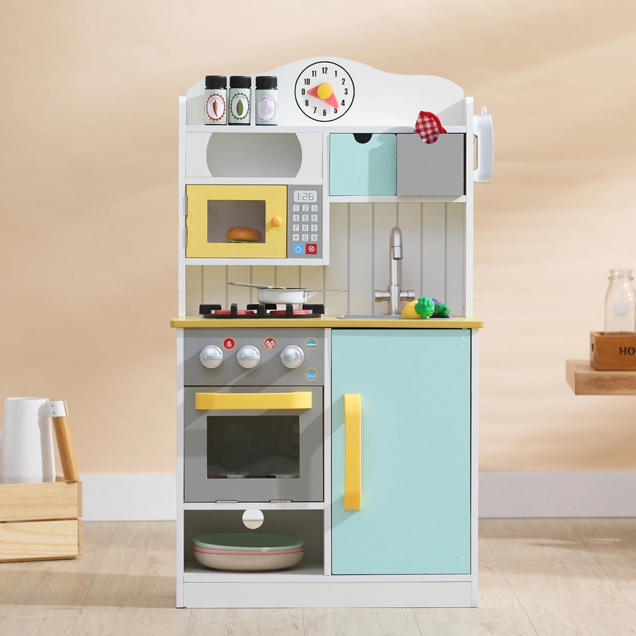 Teamson Kids Spielküche Little Chef Classic, weiß grün