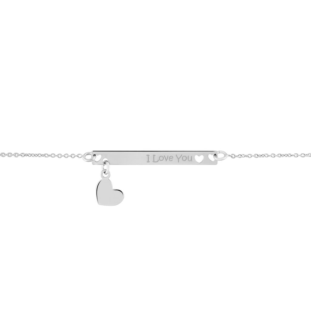 Bracelet Kamile Argent Blanc
