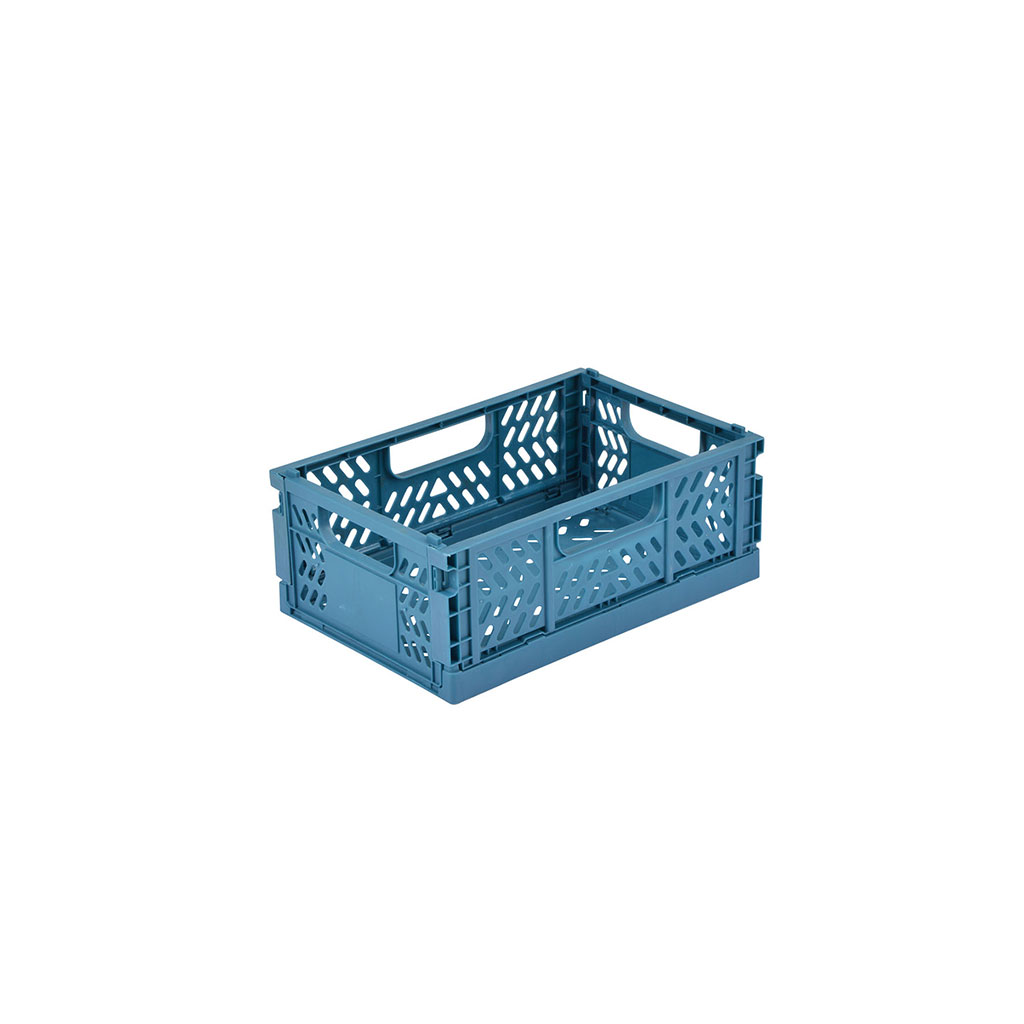 Cagette pliable bleu 21x14cm