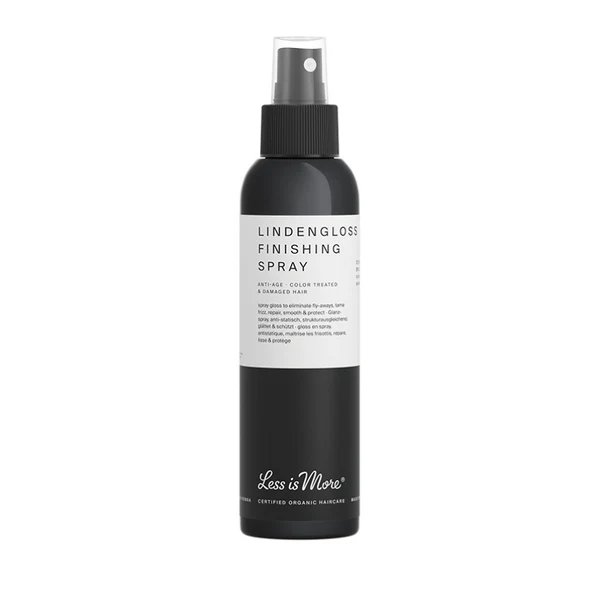 Less is more haircare Spray brillance cheveux colorés - lindengloss finishing spray 150ml