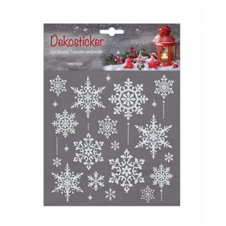 Trötsch Dekosticker Weihnachtliche Idylle, 1 Stickerbogen, 4-fach sortiert