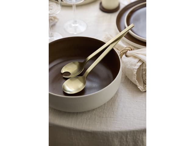 Studio Round Storm Salatbestik 25 cm Honey