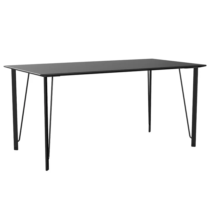 Fritz Hansen - FH3605 Schreibtisch, schwarz / Esche schwarz lackiert