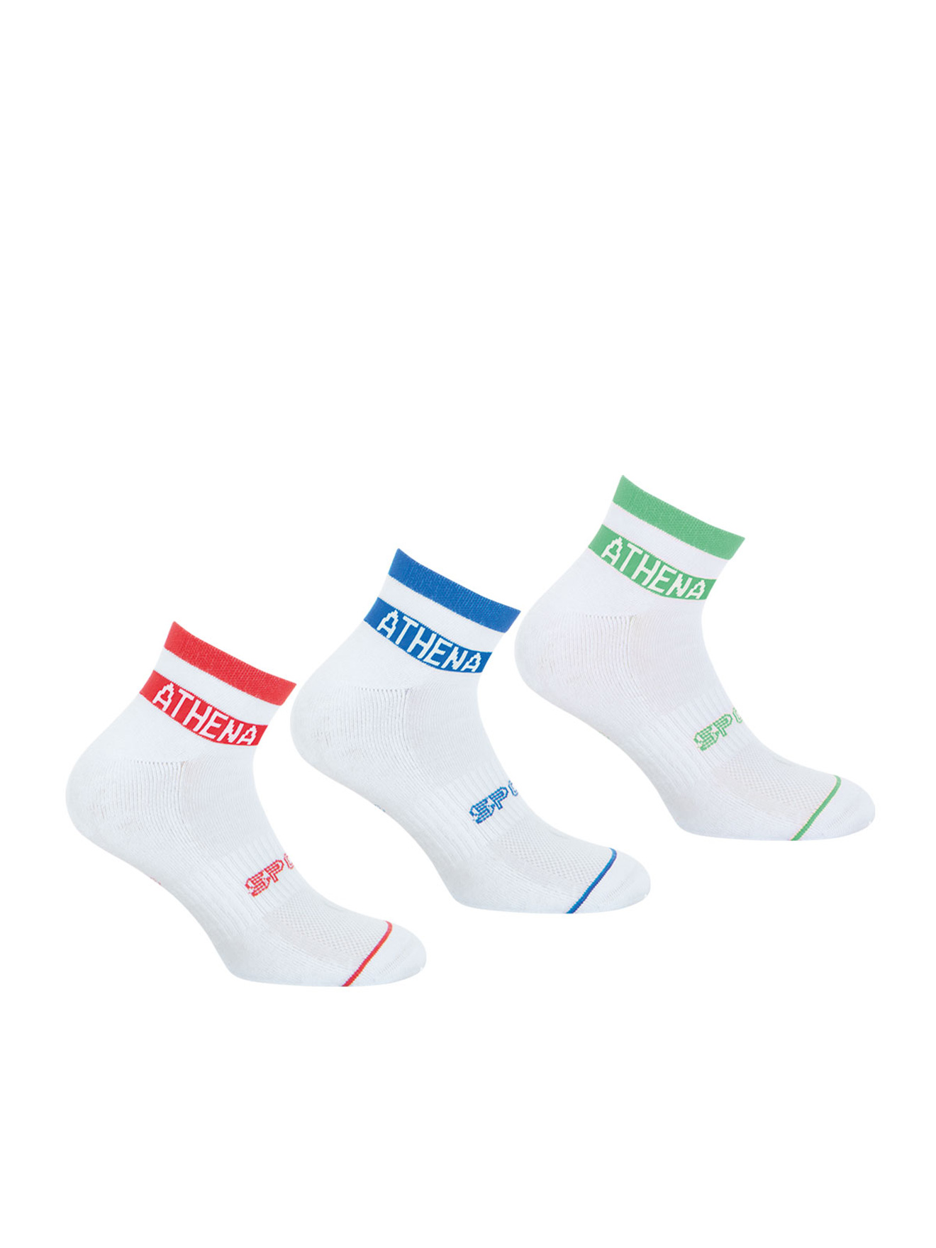 Lot de 3 paires de mi-chaussettes