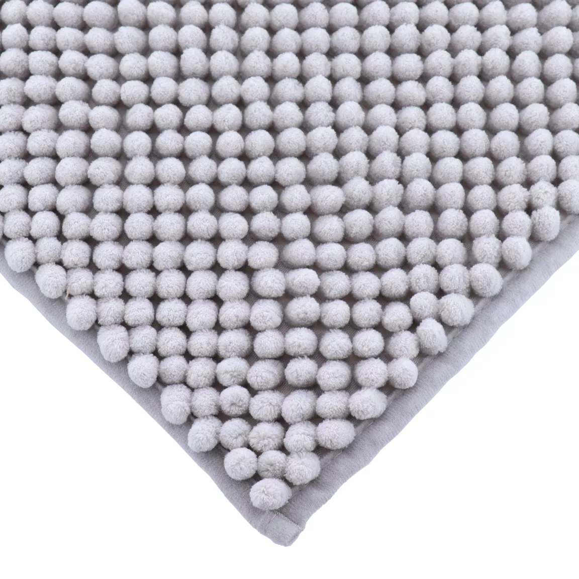 Tapis de bain microfibre (50 x 80 cm) Boules Gris Clair