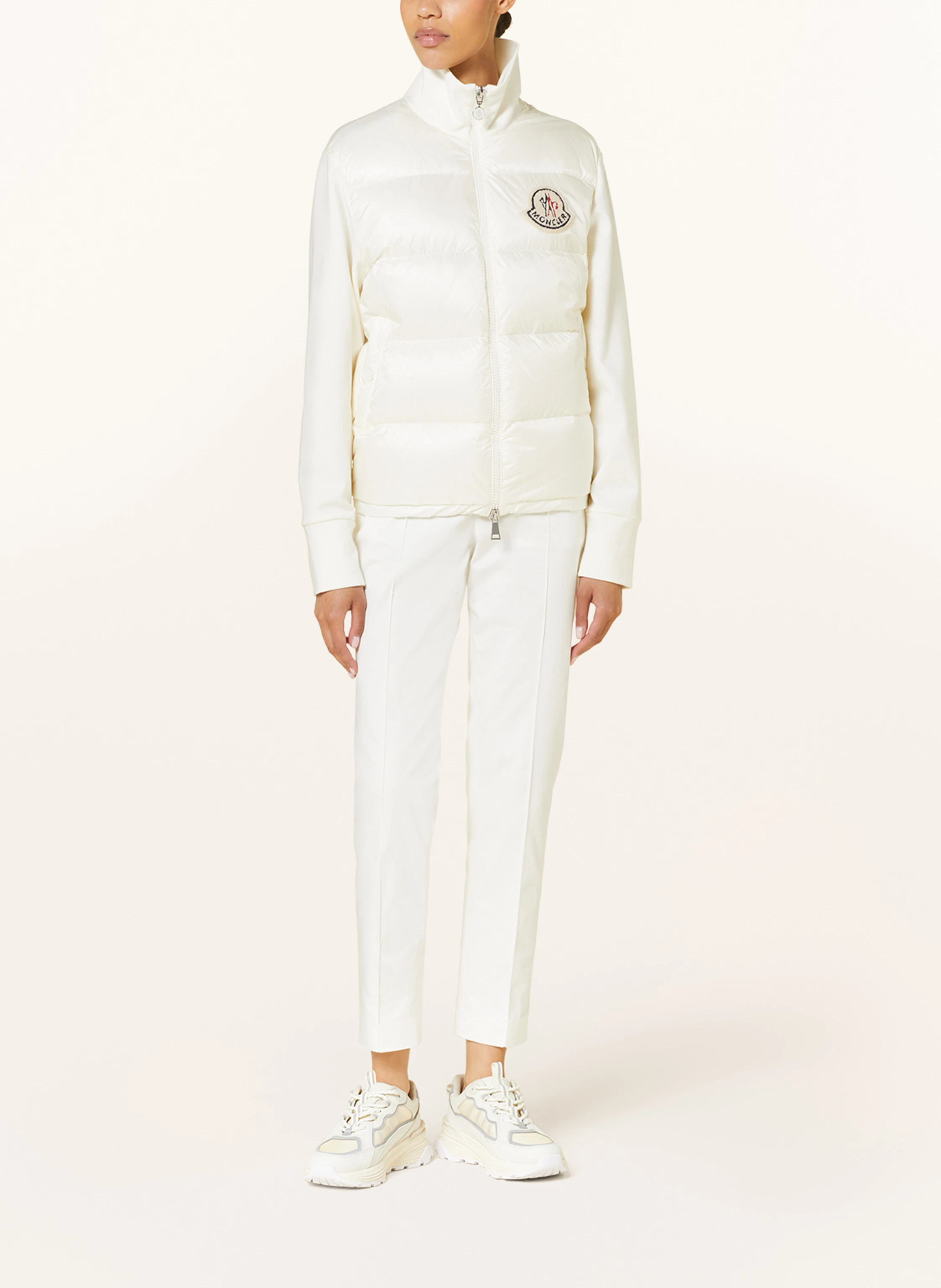 MONCLER Daunenjacke im Materialmix