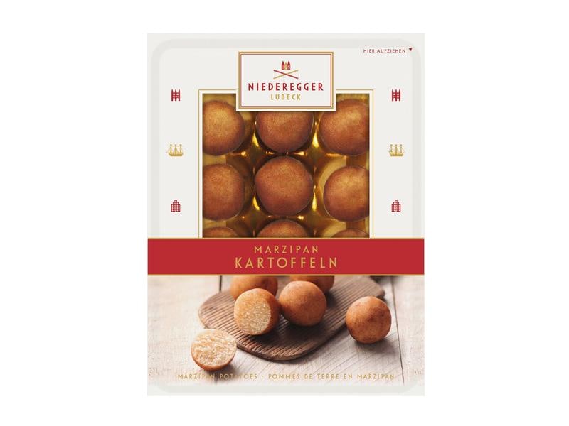 Niederegger Marzipan-Kartoffeln 100 g Aromatischer Marzipan-Snack mit Kakaopulver