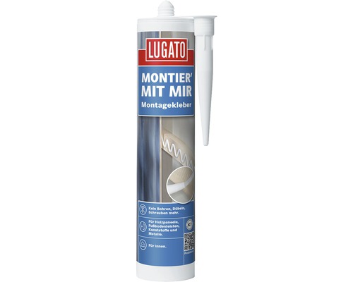Lugato 'Montier' met Mir montagelijm wit 450 g