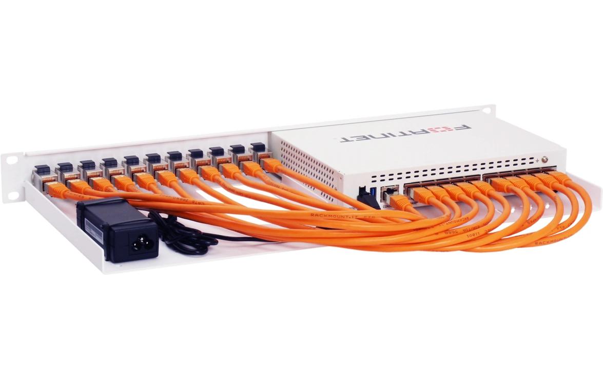 Rackmount Kit RM-FR-T10i für FortiGate 70G/70F/60E-F<br>Räumen Ihr 19-Zoll-Rack auf und erhöhen die Zuverlässigkeit Ihres Geräts