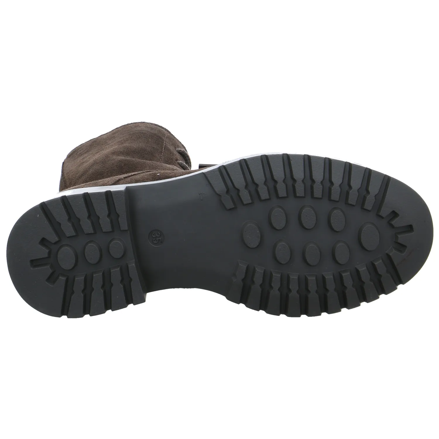 SCHUHENGEL Mädchen-Winter-Bottine Braun Leder  Schnür-Boot
