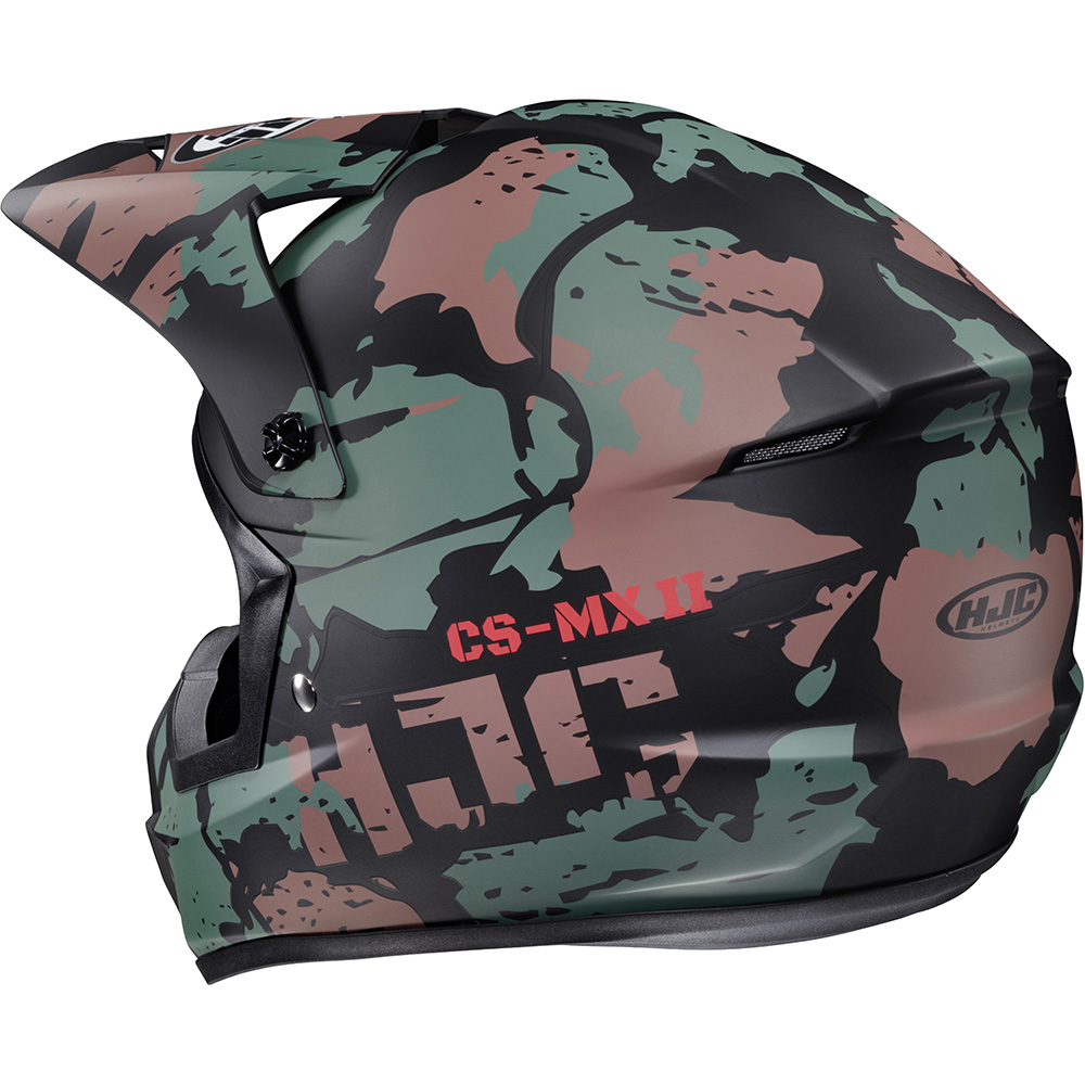 HJC - Casque CS-MX II Ferian MC4SF / Camouflage Vert / Marron / Noir