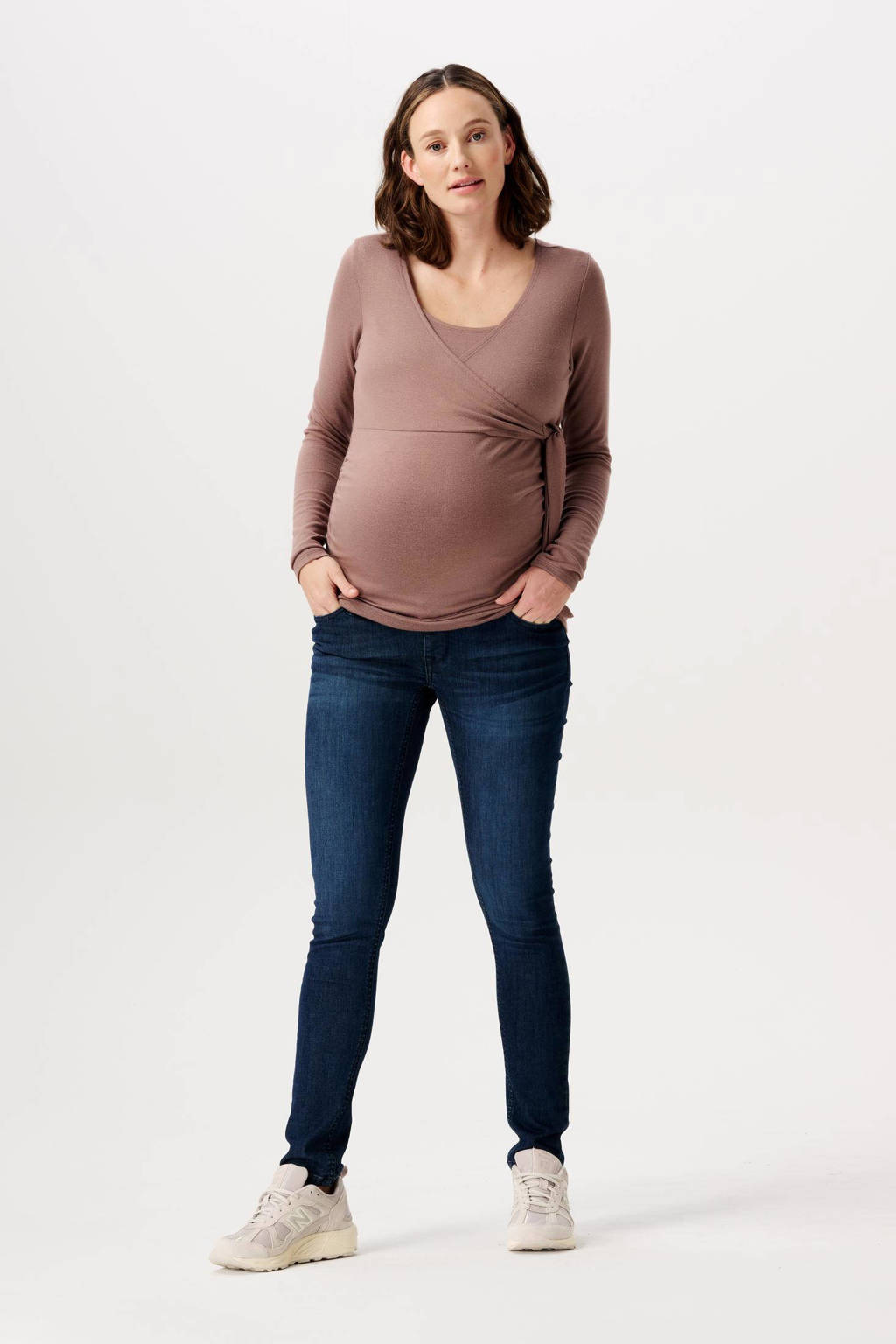 Noppies zwangerschaps skinny jeans Avi dark blue denim