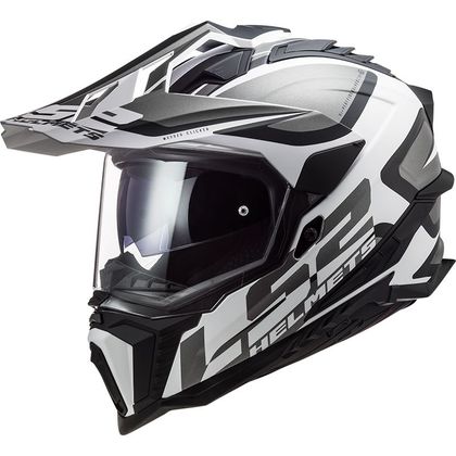 Casque LS2 MX701 - EXPLORER HPFC - ALTER - Noir / Blanc