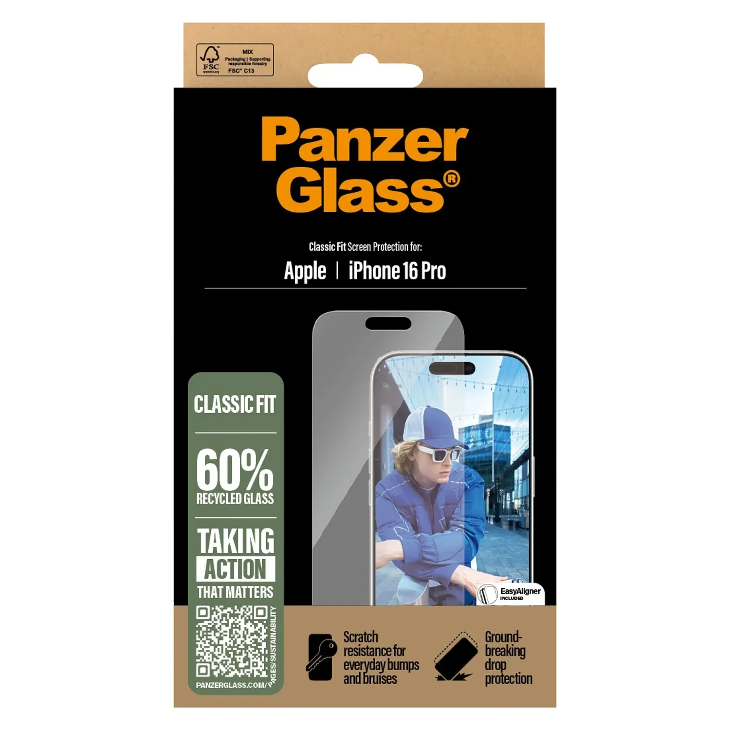 PanzerGlass iPhone 16 Pro 2874
