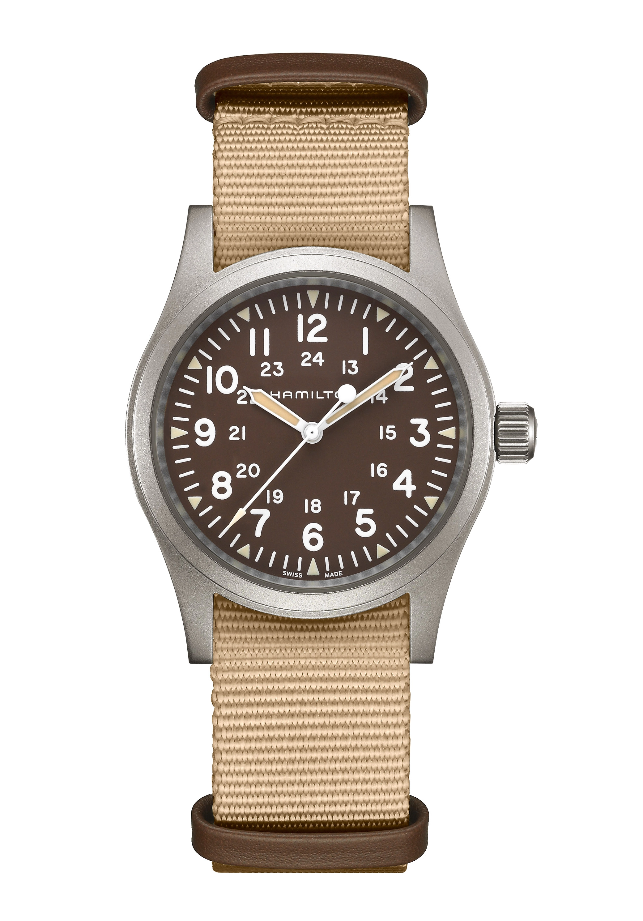 Hamilton Khaki Field Mechanical Herrenuhr Beige H69439901