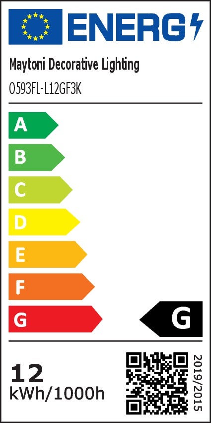 LED-padverlichting Lit in grafiet en transparant-melkachtig 12W 750lm IP65