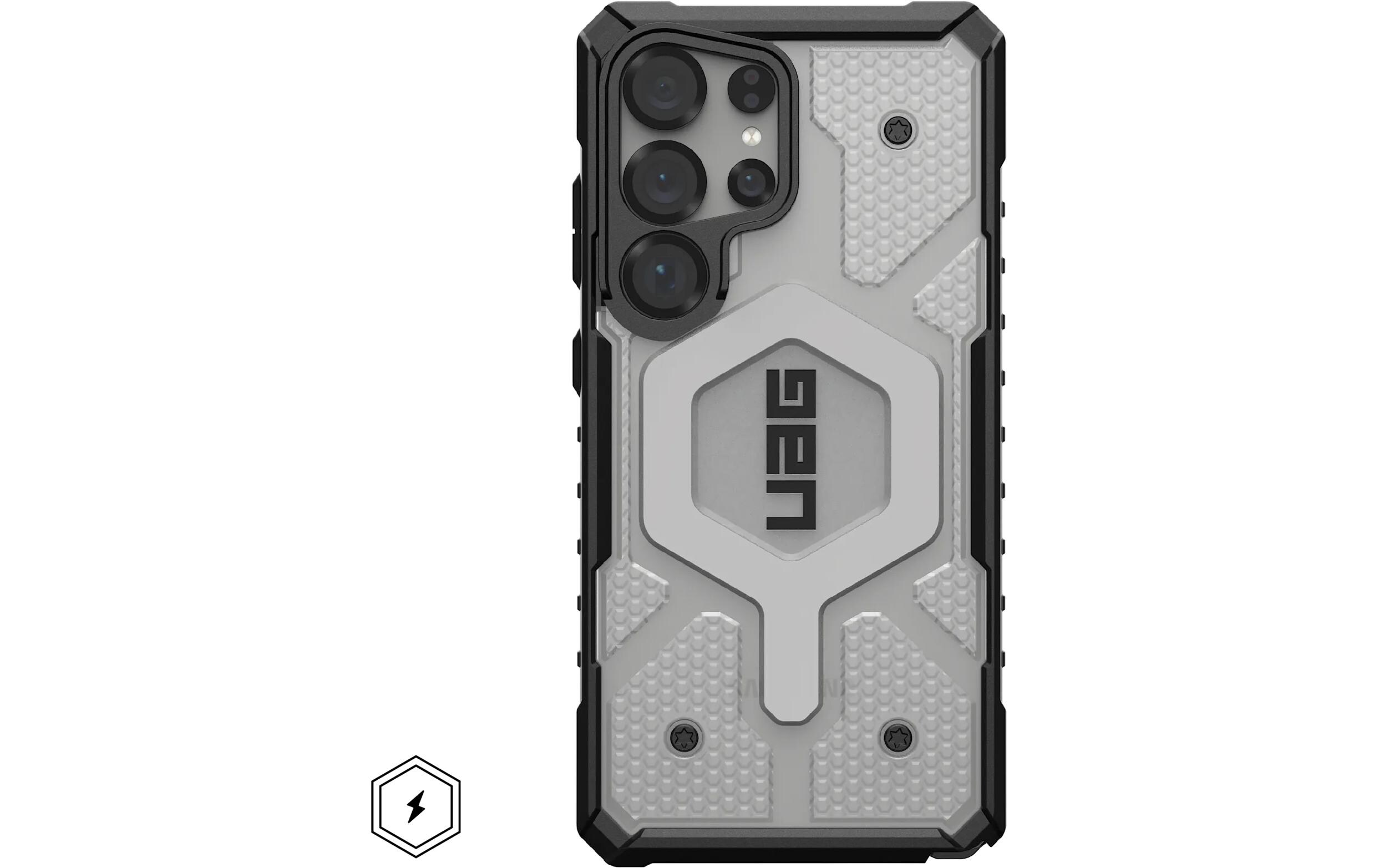 Back Cover Pathfinder Clear Galaxy S25 Ultra Ice SilverMagnetische Schutzhülle für das Samsung