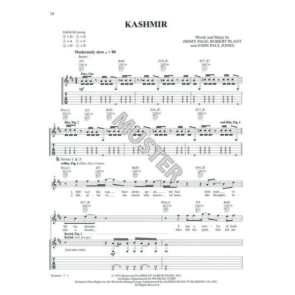 Alfred Music Publishing Guitar Play-Along Led Zeppelin