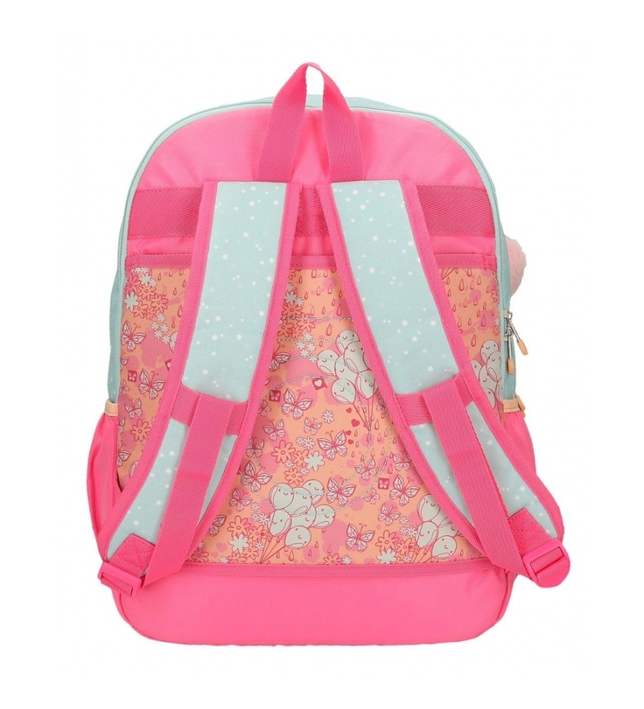 Enso Mochila porta ordenador Ballons dos compartimentos turquesa