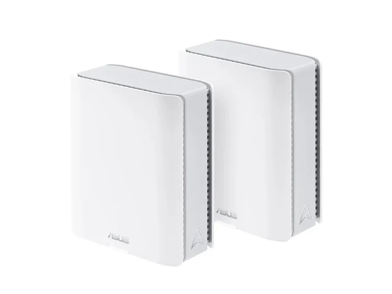 ASUS ZenWiFi BT8 - Wi-Fi-system - (2 routere) - op til 5900 sq.ft - mesh Wi-Fi 7, 2.5GbE, 5GbE, 10GbE Multi-Band