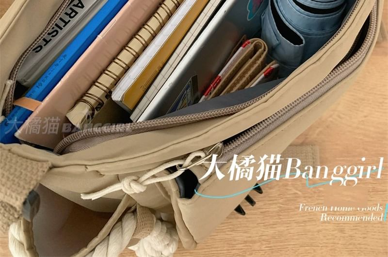 BANGGIRL - Messengerbag met letterflap / accessoire / set