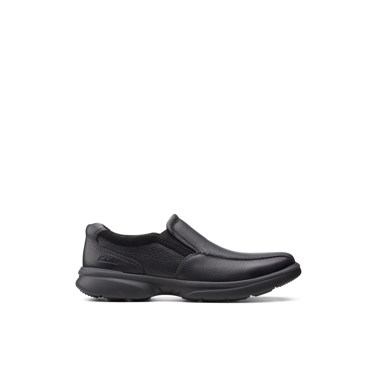 CLARKS-Bradley st-w-Chaussures décontractées - Talon plat - Noir